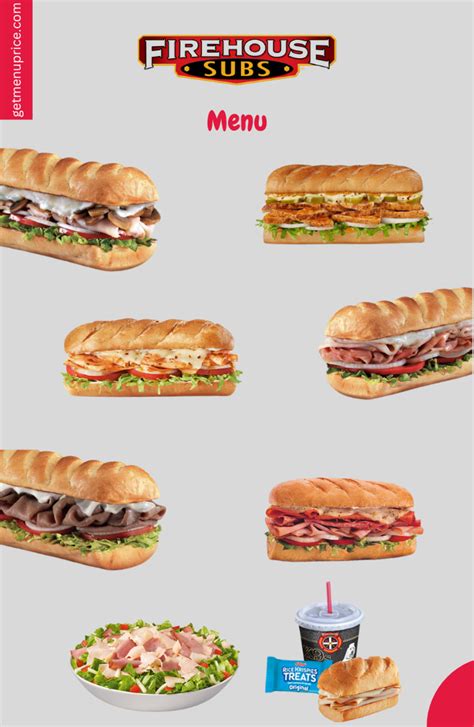 Firehouse Subs Menu With Prices & Pictures (2024)